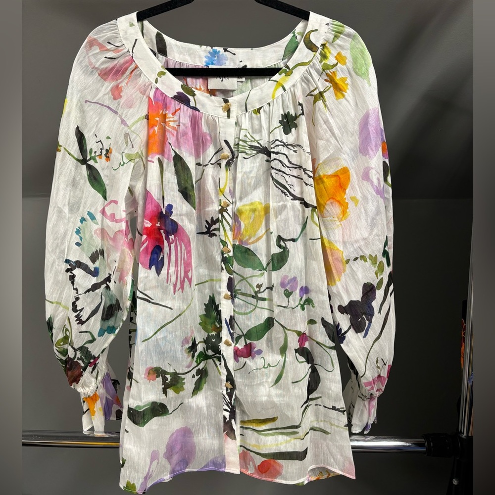 AJE Drift Le‎ Corsaire Silk Blouse Top - Picture 4 of 7